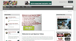 Desktop Screenshot of lastsparrowtattoo.com